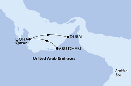 Emiraty Arabskie - Abu Dhabi - MSC Bellissima