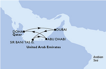 Emiraty Arabskie - Abu Dhabi - MSC Bellissima