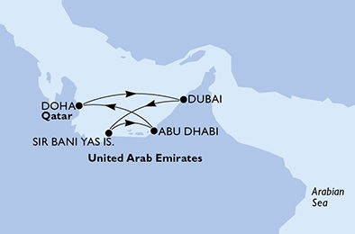 Emiraty Arabskie - Doha - MSC Bellissima