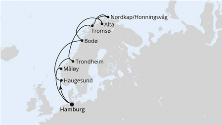 Fiordy Norweskie - Hamburg - AIDAluna