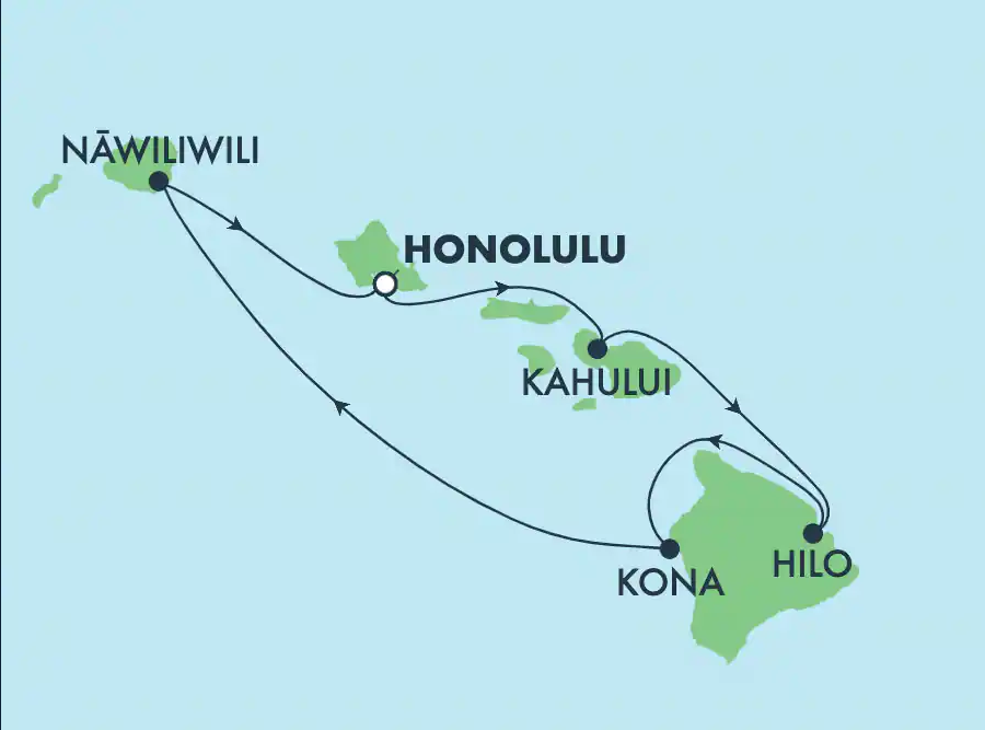 Hawaje - Honolulu - Pride of America