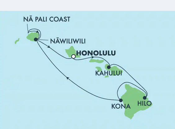 Hawaje - Honolulu - Pride of America