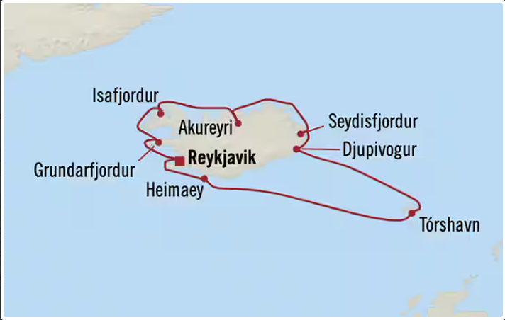 Islandia i Wyspy Owcze - Rejkiawik - Sirena
