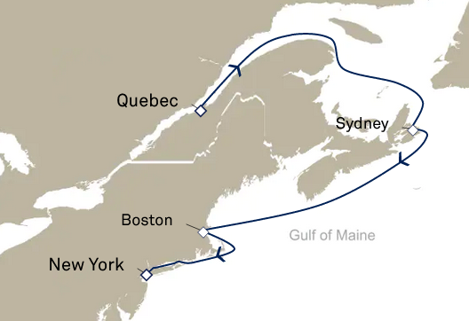 Kanada - Quebec - Queen Mary 2