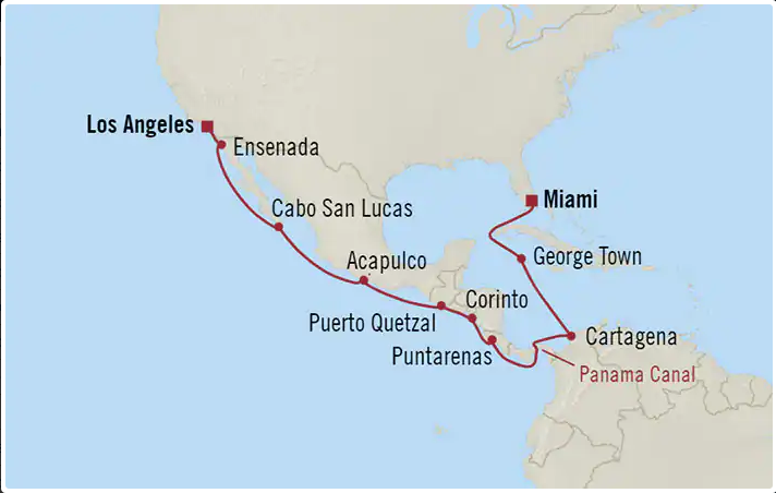 Kanał Panamski - Los Angeles - Vista