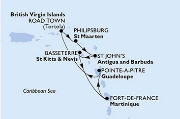 Karaiby - Fort de France - MSC Virtuosa
