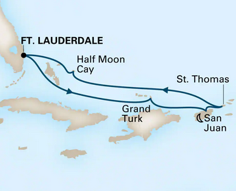 Karaiby - Fort Lauderdale -  Zuiderdam