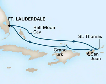 Karaiby - Fort Lauderdale -  Zuiderdam