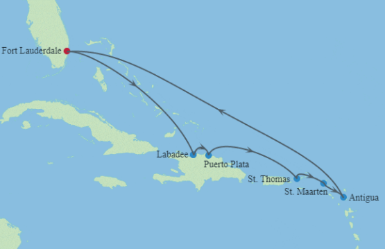 Karaiby - Fort Lauderdale - Celebrity Eclipse