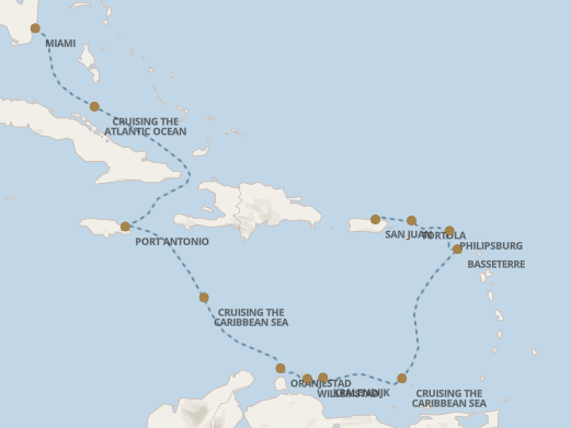 Karaiby - Miami - Seven Seas Navigator