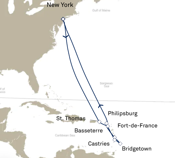 Karaiby - Nowy Jork - Queen Mary 2