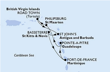 Karaiby - Pointe-a-Pitre - MSC Virtuosa
