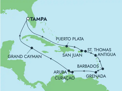 Karaiby - Tampa - Norwegian Jade