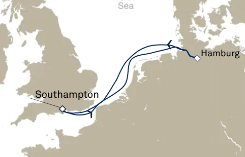Morze Północne - Southampton - Queen Victoria