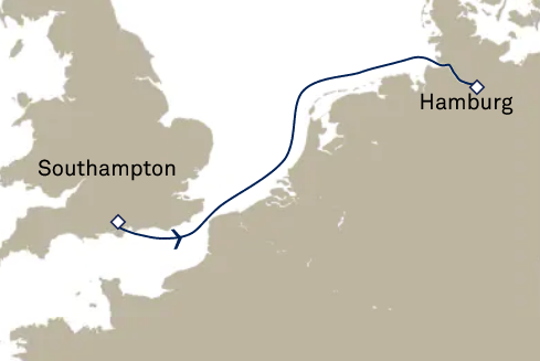 Morze Północne - Southampton - Queen Victoria