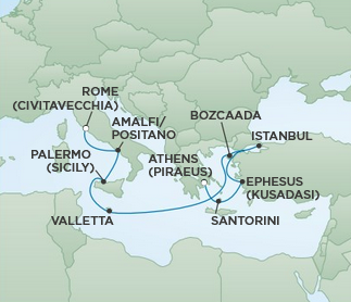 Morze Śródziemne - Civitavecchia -  Seven Sas Splendor