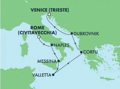 Morze Śródziemne - Civitavecchia - Norwegian Escape
