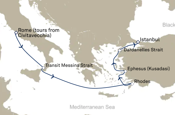 Morze Śródziemne - Civitavecchia - Queen Victoria