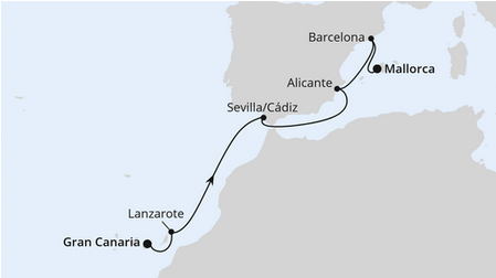 Morze Śródziemne - Gran Canaria - AIDAcosma