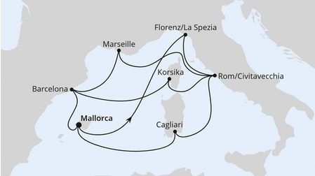 Morze Śródziemne - Majorka - AIDAcosma