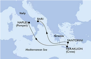 Morze Śródziemne - Neapol - MSC Opera