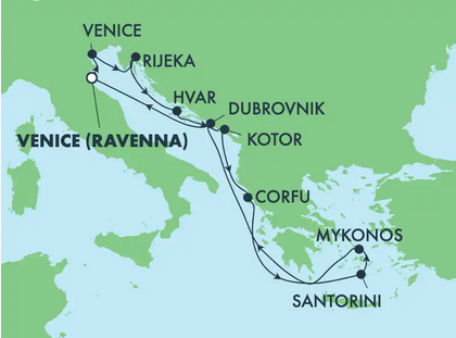 Morze Śródziemne - Rawenna - Norwegian Gem
