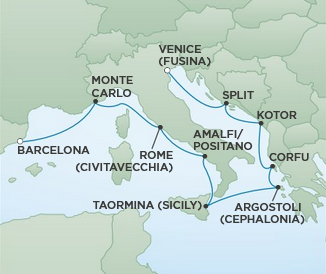 Morze Śródziemne - Wenecja - Seven Seas Splendor