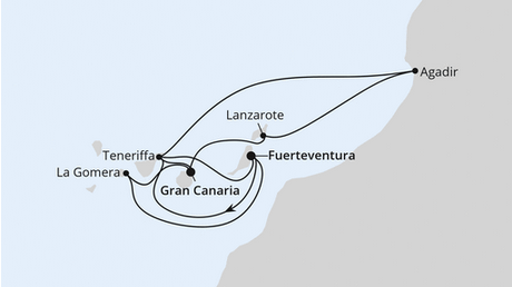 Wyspy Kanaryjskie - Fuerteventura- AIDAmar