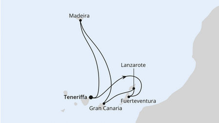 Wyspy Kanaryjskie - Teneryfa - AIDAcosma