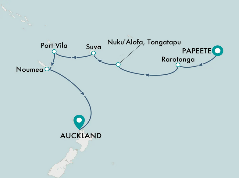 Wyspy Pacyfiku i Nowa Zelandia - Papeete - Crystal Serenity