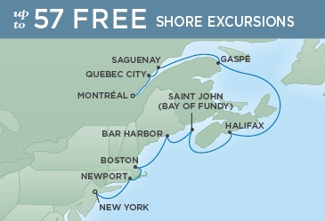 Kanada, Nowa Anglia - Montreal - Seven Seas Navigator