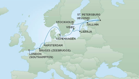 Morze Bałtyckie - Sztokholm - Seven Seas Splendor