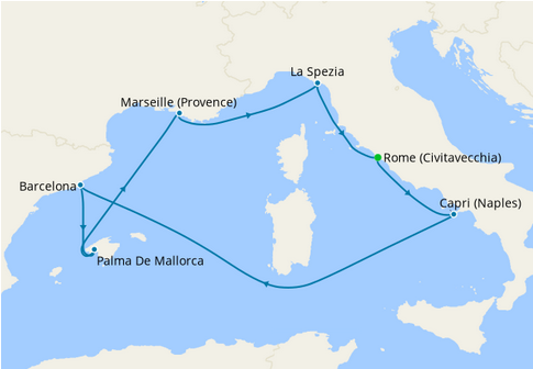 Morze Śródziemne - Civitevecchia - Wonder of the Seas