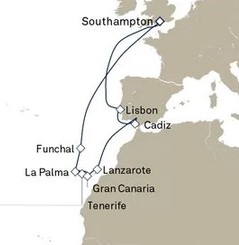 Wyspy Kanaryjskie-Southampton-Queen Victoria