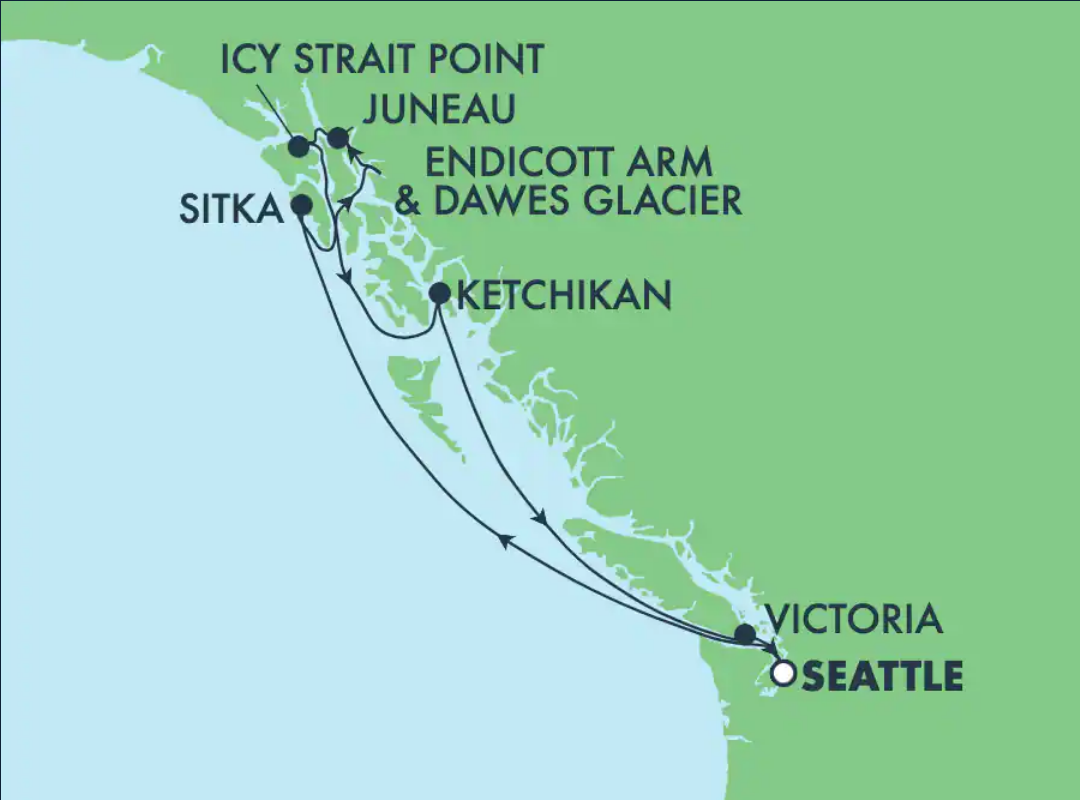 Alaska - Seattle - Norwegian Bliss