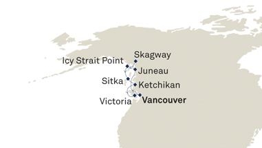 Alaska - Vancouver - Queen Elizabeth 