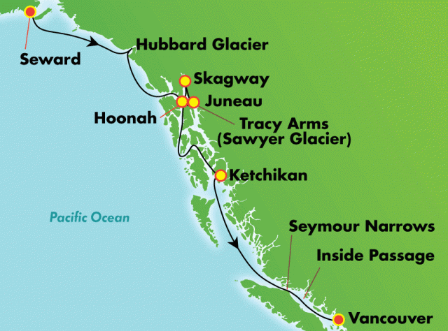 Alaska ALL INCLUSIVE - Seward - Norwegian Jewel