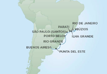 Ameryka Południowa - Rio de Janeiro - Seven Seas Voyager