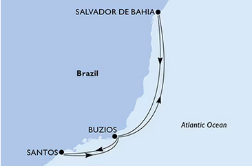 Ameryka Południowa - Salvador - MSC Grandiosa