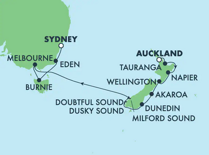 Australia i Nowa Zelandia - Auckland - Norwegian Spirit