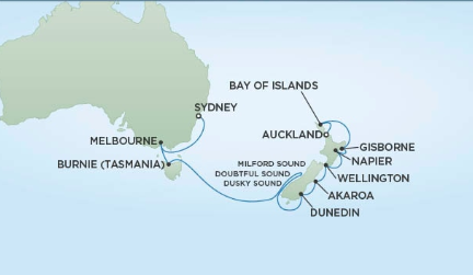 Australia i Nowa Zelandia - Auckland - Seven Seas Explorer