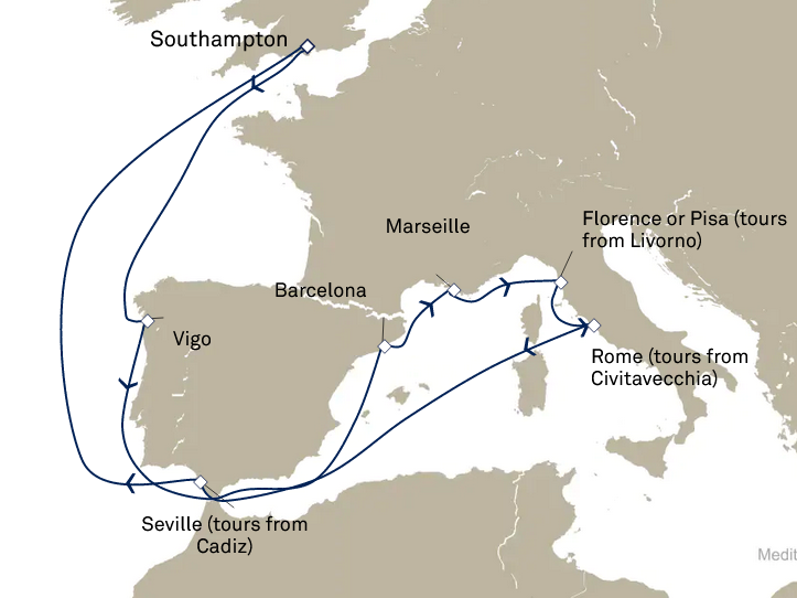 Dookoła Europy - Southampton - Queen Mary 2