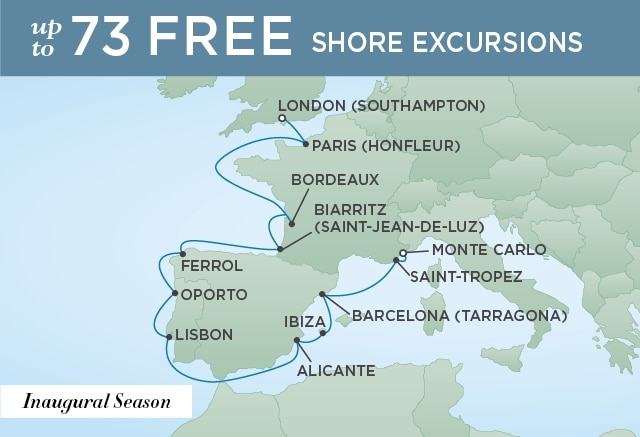 Dookoła Europy - Southampton - Seven Seas Splendor