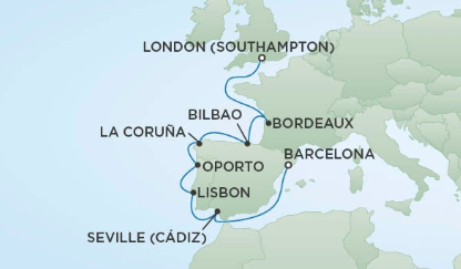 Dookoła Europy - Southampton - Seven Seas Voyager