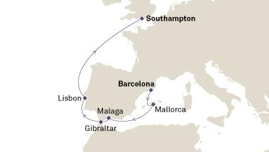 Dookoła Europy- Barcelona- Queen Victoria