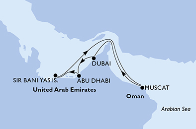 Dubaj i Emiraty - Dubaj - MSC Opera