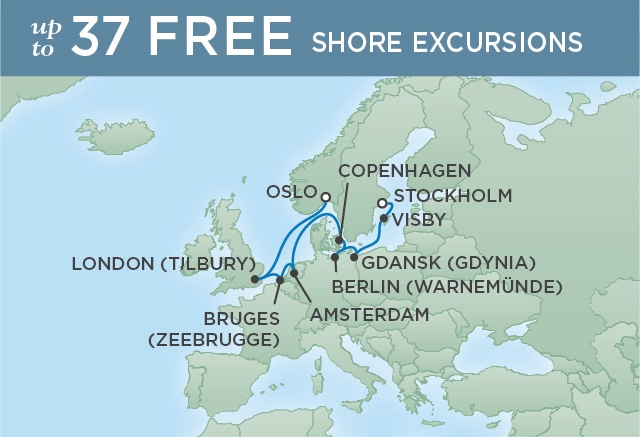 Europa Północna - Oslo - Seven Seas Explorer