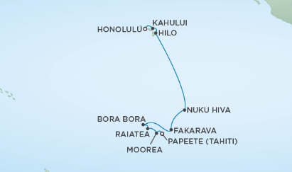 Hawaje - Honolulu - Seven Seas Navigator