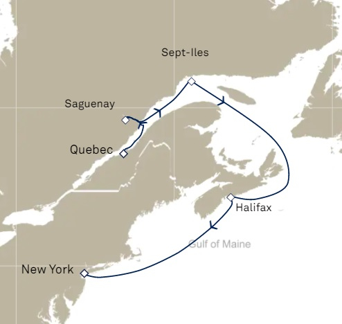 Kanada - Quebec - Queen Mary 2