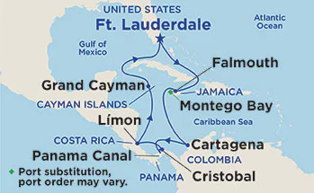 Kanał Panamski - Fort Lauderdale - Emerald Princess